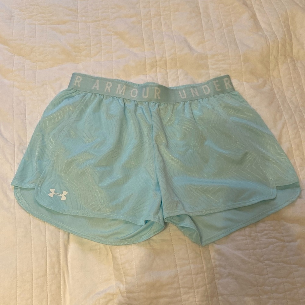 Under Armour Light Blue Athletic Shorts
